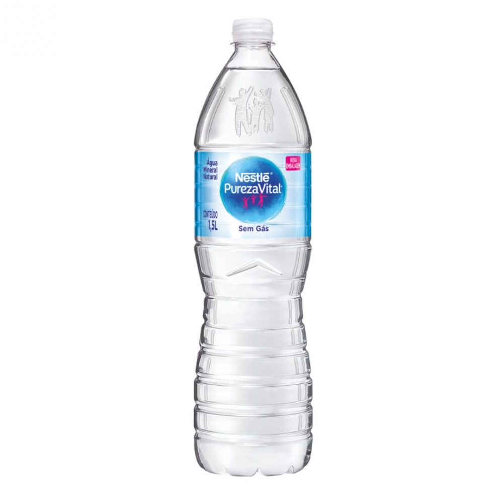 Água Mineral Nestle Pureza Vital sem Gás Gfa Pet 6x1,5L