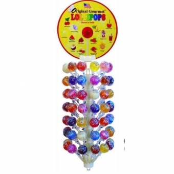 Pirulito Gourmet Lollipops 60x31gr