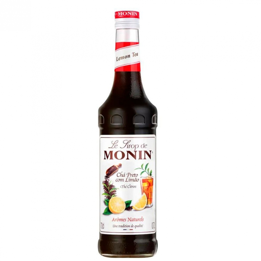 Conc Monin Cha Preto C/limao 700ml