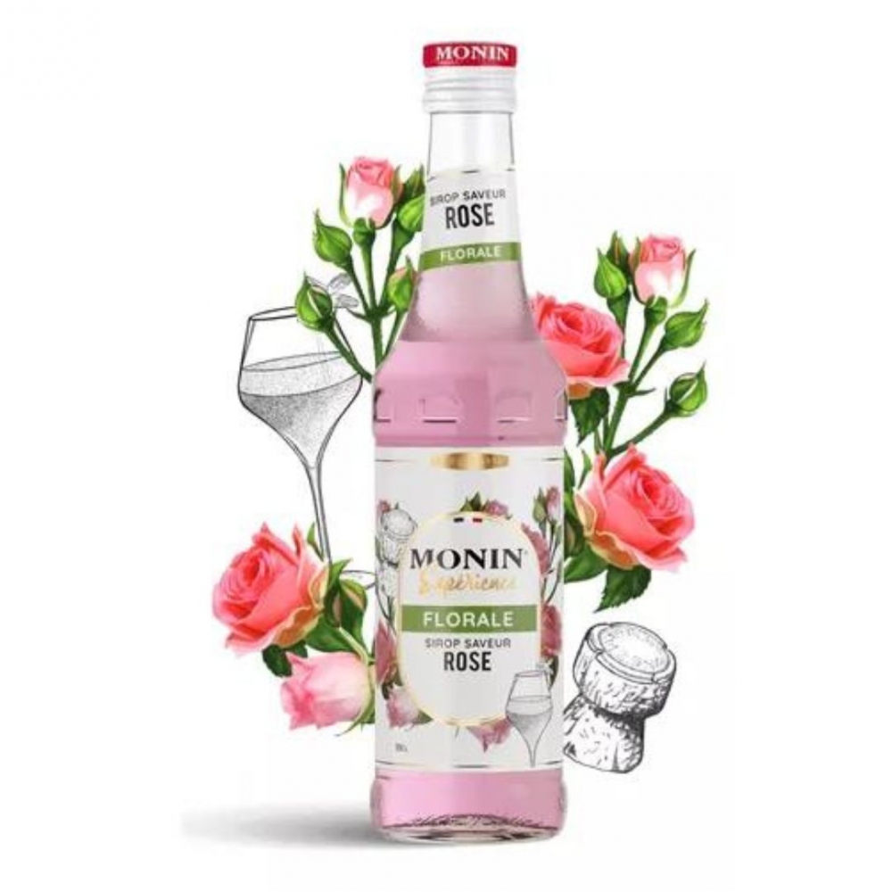 Xarope Monin Exp Rosa 330ml