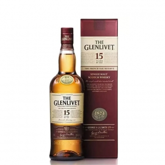 Whisky Glenlivet Single Malt 15 Yo 750ml