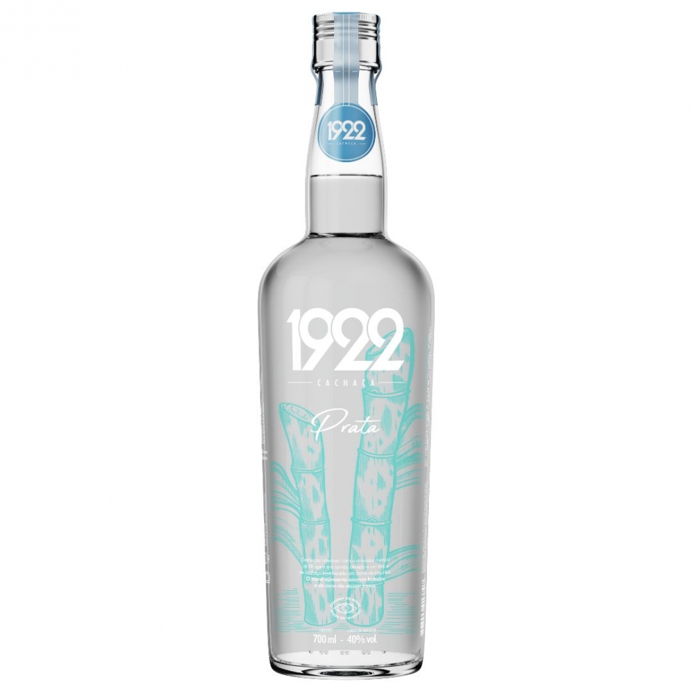 Cachaça 1922 Prata 700ml