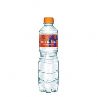 Água Mineral Minalba com Gás Gaf Pet 12x510ml
