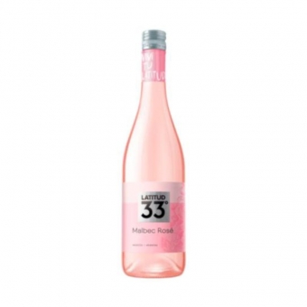 Vinho Latitud 33 Malbec Rose 2022 750ml